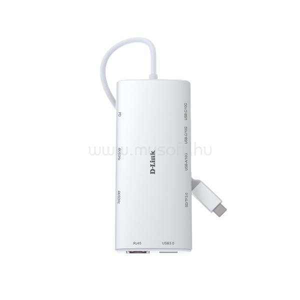 D-LINK USB-C HUB 2xUSB + 2xUSB-C + 1xPD + 2xHDMI + 1xLAN + 1xSD/TF3.0, DUP-A01
