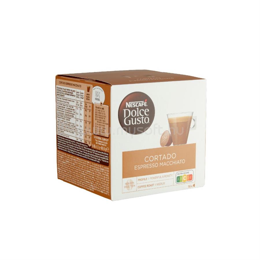 DOLCE GUSTO Kávékapszula, Nescafé Cortado 16db/doboz