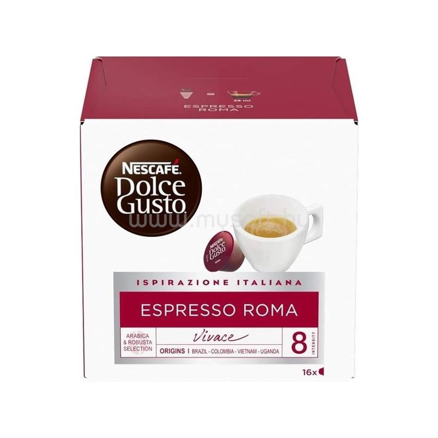 DOLCE GUSTO Kávékapszula, Nescafé Espresso Roma 16db kapszula