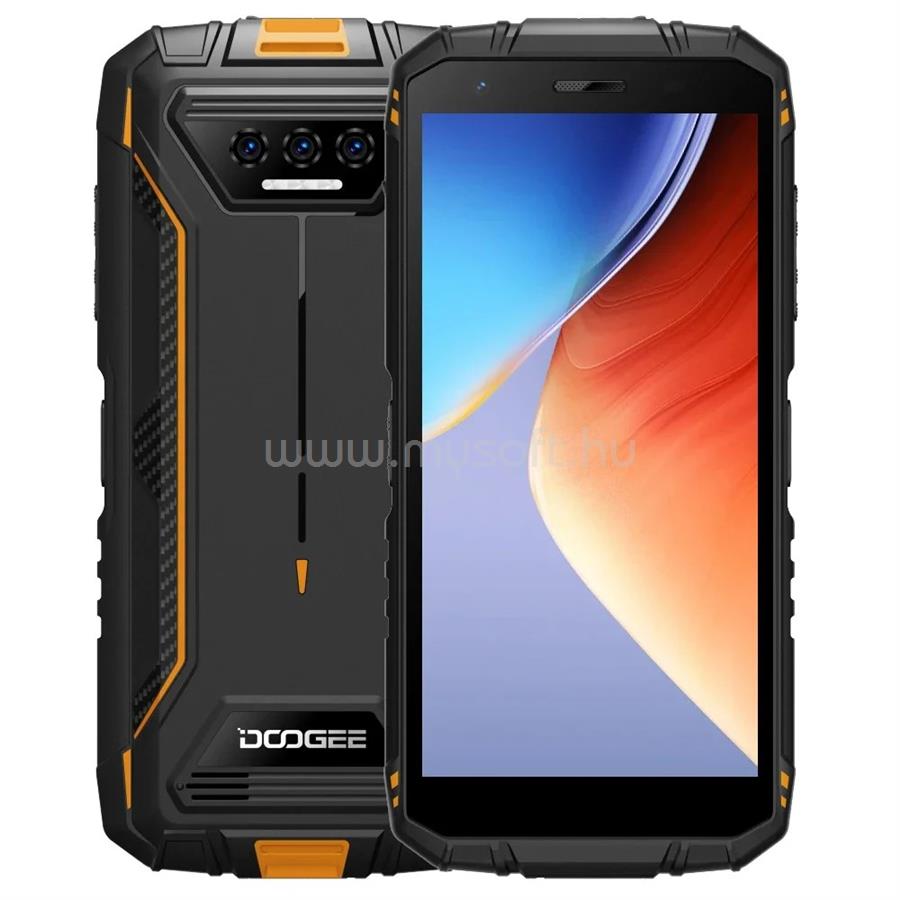 DOOGEE S41 Max 256GB (fekete-narancssárga)