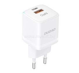 DUDAO DUDAO A13PRO hálózati töltő USB+Type-C aljzat 33W, gyorstöltő, FEHÉR GP-190558 small