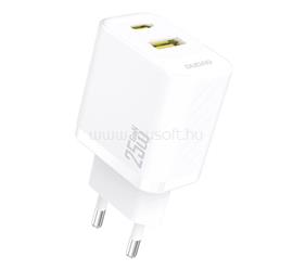 DUDAO DUDAO A26T hálózati töltő USB+Type-C aljzat 25W, PD gyorstöltő, FEHÉR GP-190560 small