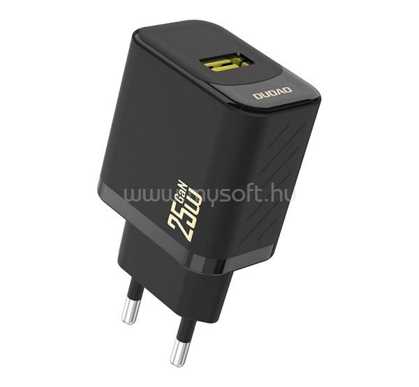 DUDAO DUDAO A27S hálózati töltő USB aljzat 25W, PD gyorstöltő, FEKETE