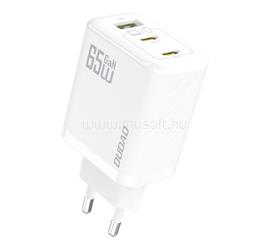 DUDAO DUDAO A29 hálózati töltő USB+2 Type-C aljzat 65W, PD gyorstöltő, FEHÉR GP-193726 small