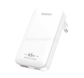 DUDAO DUDAO A65Q utazó töltő USB+Type-C aljzat 65W, USA, FEHÉR GP-190662 small
