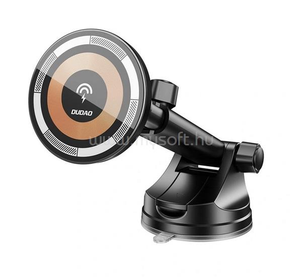 DUDAO DUDAO F12MAX+ autós tartó 15W, mágneses, FEKETE