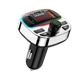 DUDAO R2PRO+ bluetooth FM transmitter autós töltő 2 USB+Type-C aljzat (v5.3, 25W, PD gyorstöltő, LED kijelző) FEKETE GP-190621 small