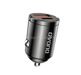 DUDAO DUDAO R3MAX autós töltő Type-C+USB aljzat 48W, mini, FEKETE GP-190554 small