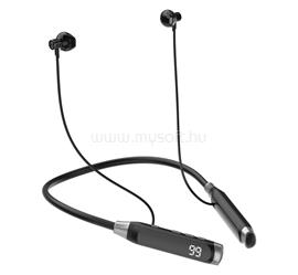 DUDAO U5MAX bluetooth fülhallgató SZTEREO (v5.0, nyakba akasztható, mikrofon, SPORT, LED kijelző) FEKETE GP-190615 small