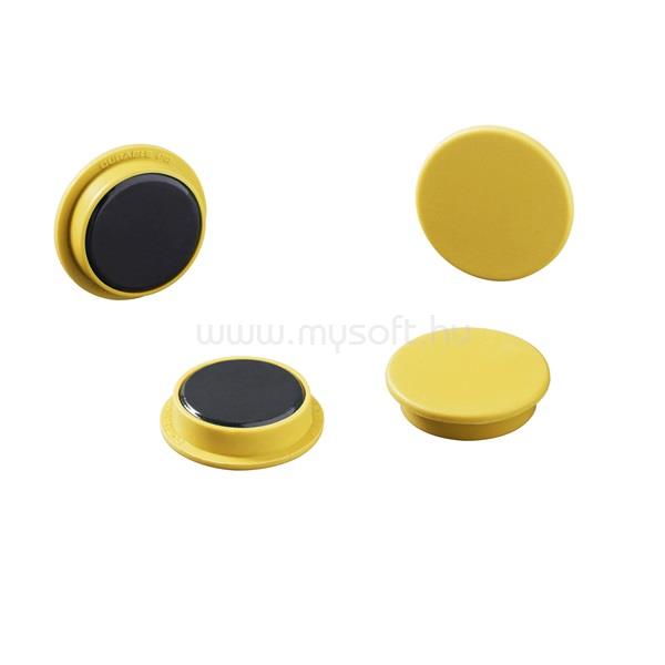 DURABLE 32mm 4db sárga mágnes