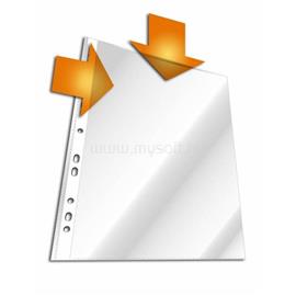 DURABLE A4 45mic oldalt-felül nyíló 10db-os narancsos lefűzhető genotherm DURABLE_266319 small