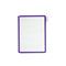 DURABLE Bemutatótábla panel, A4, 5 db/csomag, Sherpa lila DURABLE_DU560644 small