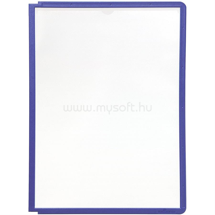 DURABLE Bemutatótábla panel, A4, 5 db/csomag, Sherpa lila