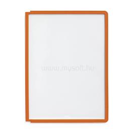 DURABLE Bemutatótábla panel, A4, 5 db/csomag, Sherpa narancs DURABLE_DU560609 small