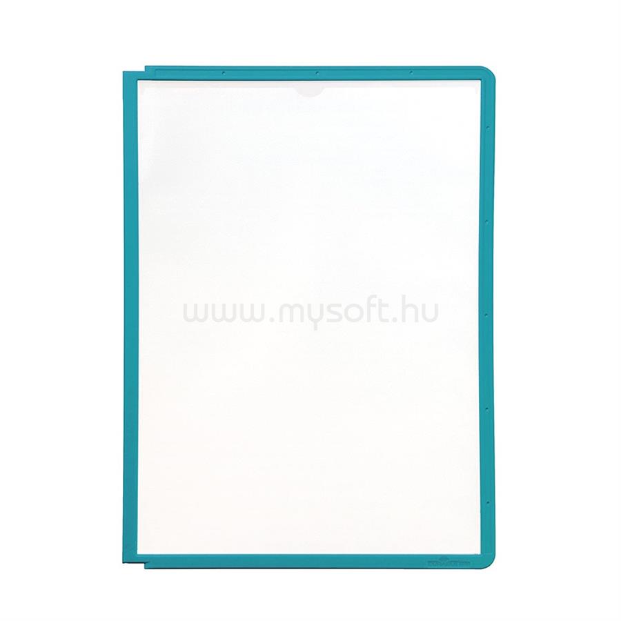 DURABLE Bemutatótábla panel, A4, 5 db/csomag, Sherpa zöld