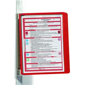 DURABLE Bemutatótábla tartó, VarioR Magnet Wall 5, piros DURABLE_DU591403 small