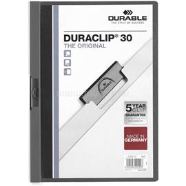 DURABLE Duraclip A4 30lapos antracit clip-mappa DURABLE_220057 small