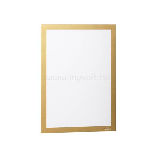 DURABLE Duraframe A4 2db arany információs keret