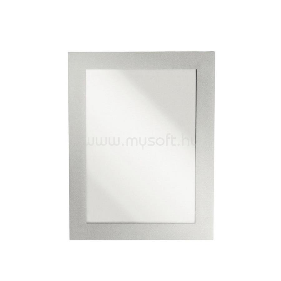 DURABLE Infókeret A5, öntapadó 2 db/csomag, Duraframe ezüst