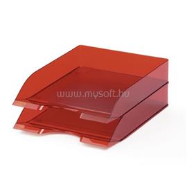 DURABLE Irattálca Basic, áttetsző piros DURABLE_DU1701672003 small