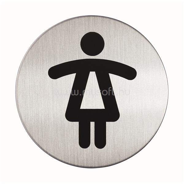 DURABLE Picto átm. 83 mm Női WC piktogram