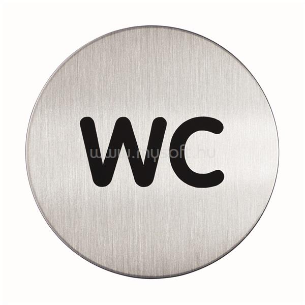 DURABLE Picto átm. 83 mm WC piktogram