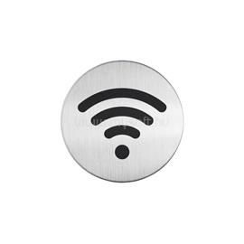 DURABLE Piktogram, információs tábla, átmérő 83mm, WIFI (ezüst) DURABLE_DU478523 small