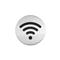 DURABLE Piktogram, információs tábla, átmérő 83mm, WIFI (ezüst) DURABLE_DU478523 small