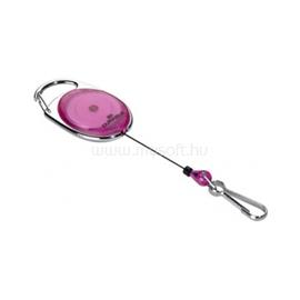 DURABLE Style jojós karabineres 1db lila névkitűző tartó DURABLE_832712 small
