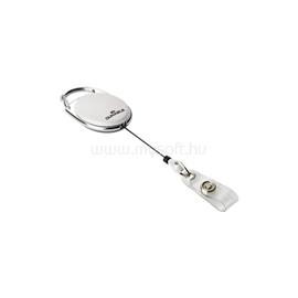 DURABLE Style jojós patentos 1db fehér névkitűző tartó DURABLE_832402 small