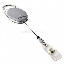 DURABLE Style jojós patentos 1db szürke névkitűző tartó DURABLE_832410 small