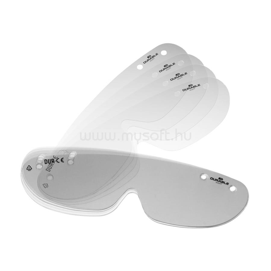DURABLE Védőszemüveghez cserefólia 25 db/csomag,