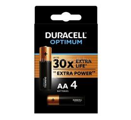 DURACELL OPTIMUM tartós elem (AA, LR6, 1.5V, alkáli) 4db/csomag MN1500 small