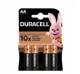 DURACELL tartós elem AA, alkáli, 4db/csomag DBAA small
