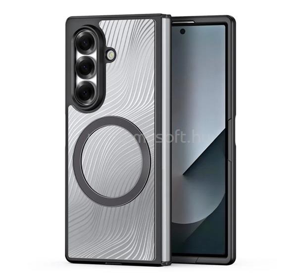 DUX DUCIS Samsung Z Fold7 AIMO szilikon telefonvédő ütésállóság, hullám, FEKETE