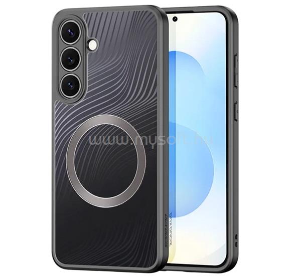 DUX DUCIS Samsung S25 FE DUX DUCIS AIMO szilikon telefonvédő ütésállóság, hullám, FEKETE
