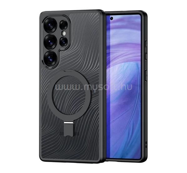 DUX DUCIS Samsung S25 Ultra AIMO szilikon telefonvédő ütésállóság, hullám, FEKETE