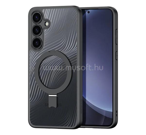 DUX DUCIS Samsung S25 AIMO szilikon telefonvédő ütésállóság, hullám, FEKETE