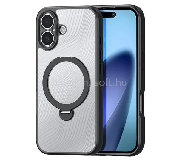 DUX DUCIS iPhone 17 DUX DUCIS AIMO szilikon telefonvédő ütésállóság, hullám, FEKETE