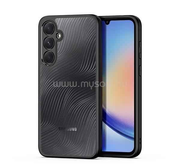 DUX DUCIS Samsung A35 5G AIMO szilikon telefonvédő ütésállóság, hullám, FEKETE
