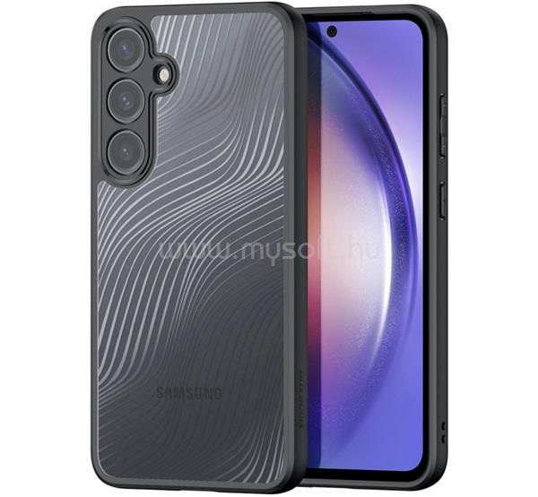 DUX DUCIS Samsung A55 5G AIMO szilikon telefonvédő ütésállóság, hullám, FEKETE