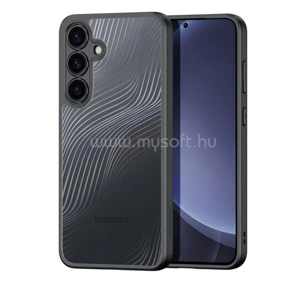 DUX DUCIS Samsung S25 AIMO szilikon telefonvédő ütésállóság, hullám, FEKETE