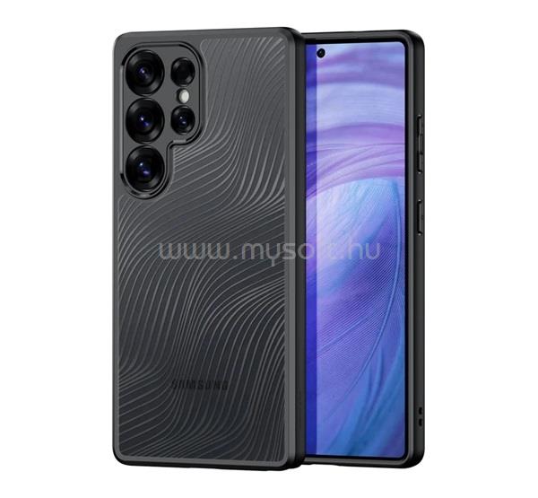 DUX DUCIS Samsung S25 Ultra AIMO szilikon telefonvédő ütésállóság, hullám, FEKETE