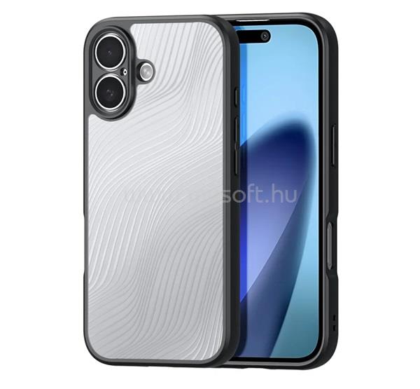 DUX DUCIS iPhone 17 DUX DUCIS AIMO szilikon telefonvédő ütésállóság, hullám, FEKETE