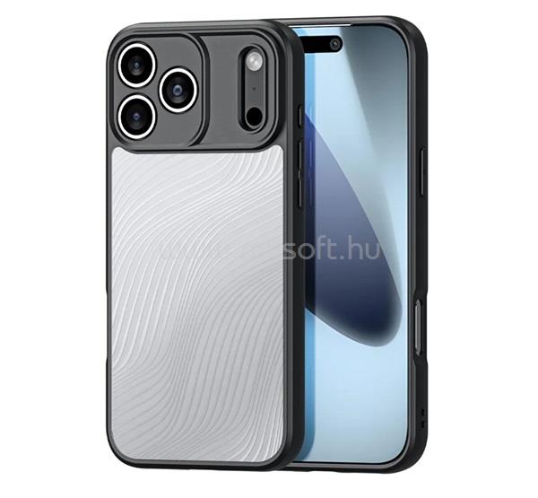 DUX DUCIS iPhone 18 Pro Max / 17 Pro Max DUX DUCIS AIMO szilikon telefonvédő ütésállóság, hullám, FEKETE