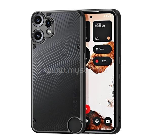 DUX DUCIS Nothing CMF Phone 2 Pro DUX DUCIS AIMO szilikon telefonvédő ütésállóság, hullám, FEKETE