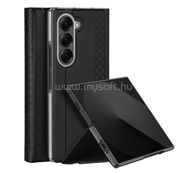 DUX DUCIS Samsung Z Fold7 BRIL műanyag telefonvédő ütésállóság, rombusz, FEKETE