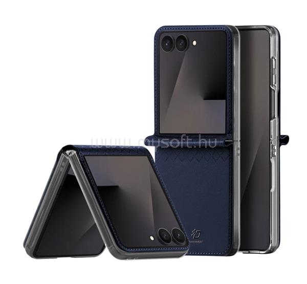 DUX DUCIS Samsung Z Flip8 DUX DUCIS BRIL műanyag telefonvédő ütésállóság, rombusz, SÖTÉTKÉK
