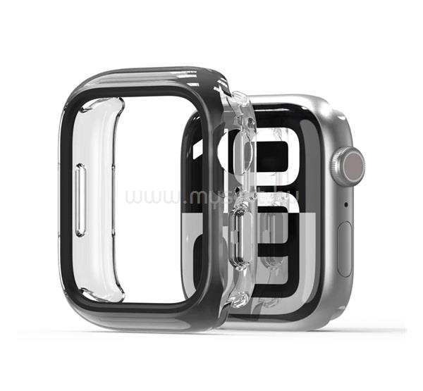 DUX DUCIS Apple Watch Series 11 46mm / 10 46mm CAMO szilikon keret BUMPER, ütésállóság, FEKETE