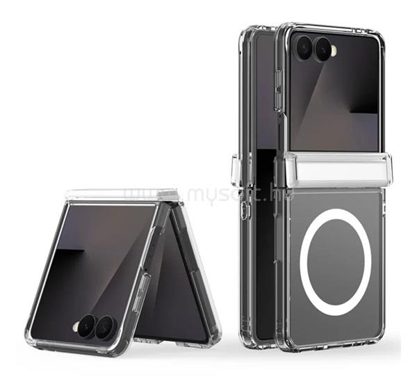 DUX DUCIS Samsung Z Flip8 DUX DUCIS CLIN szilikon telefonvédő ütésállóság, mágneses, ÁTLÁTSZÓ